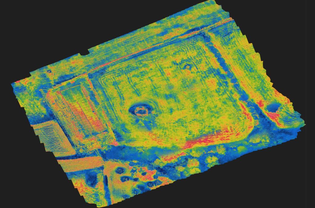 termografia con drone, rilievo aero con drone e produzione di ortofoto termica